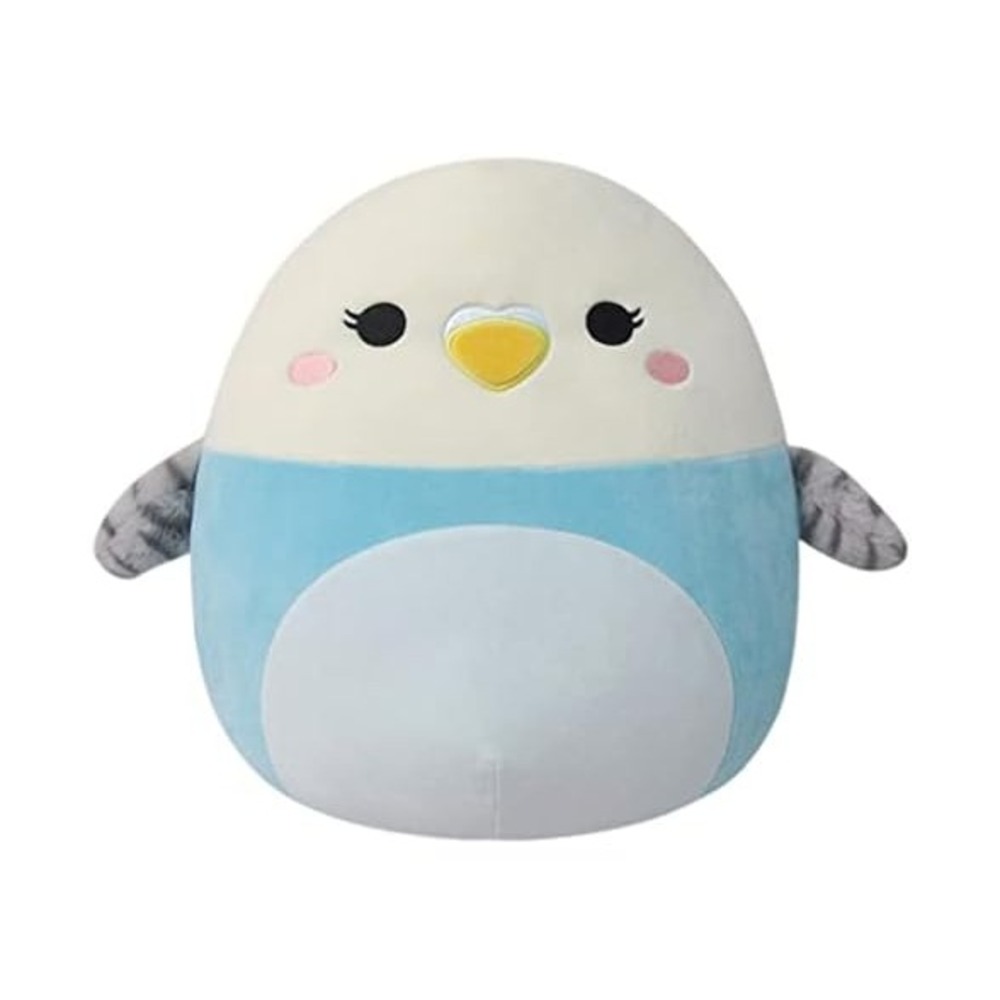 Squishmallows 14-Inch Tycho Blue‎ and White Parakeet Large Ultrasoft Official